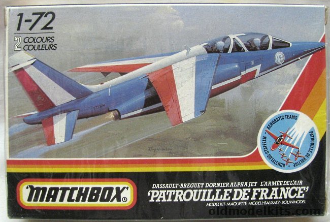 Matchbox 1/72 Dornier-Dassault Alpha Jet - Luftwaffe or French Air Force Prototypes, 40005 plastic model kit